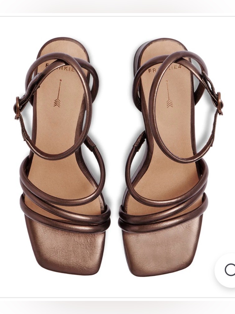 Frankie4 Ramsay Sandal Heel In Bronze